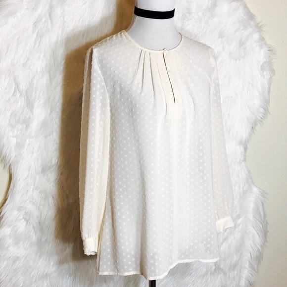 J.Crew Swiss Dots Top - Picture 2 of 6